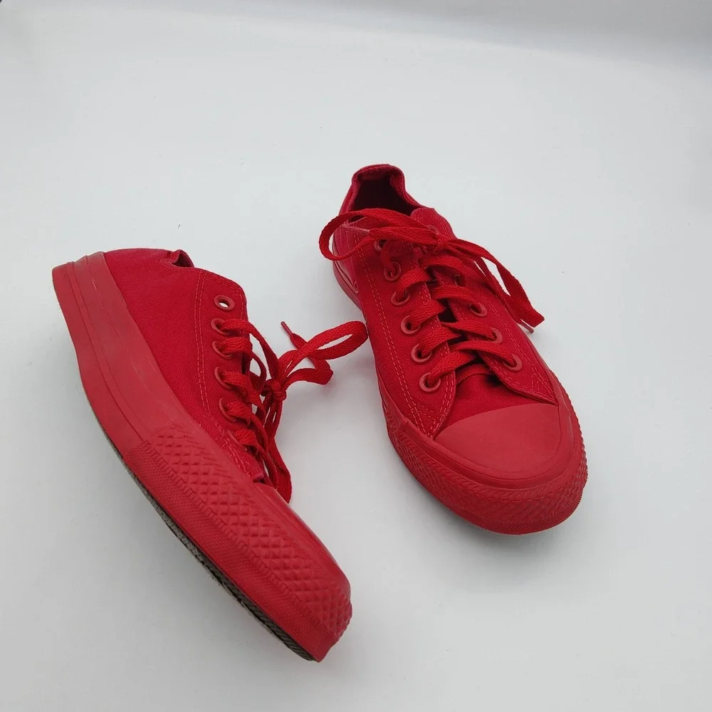 Converse Unisex Indie Retro Skater Bold Chuck Taylor All Star Low Top 7W/5M Red - Picture 10 of 16